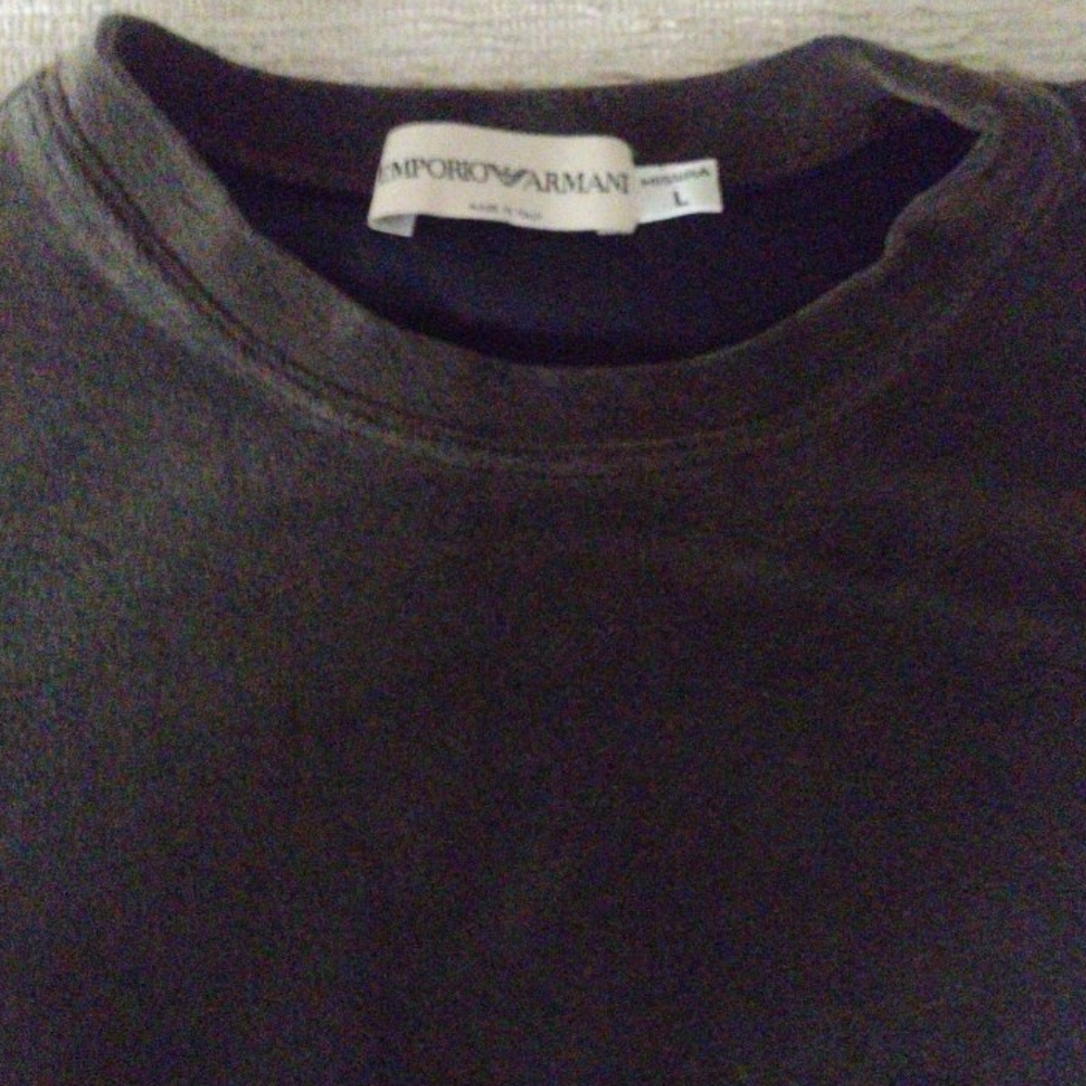 EMPORIO ARMANI. Mens Brown T Shirt